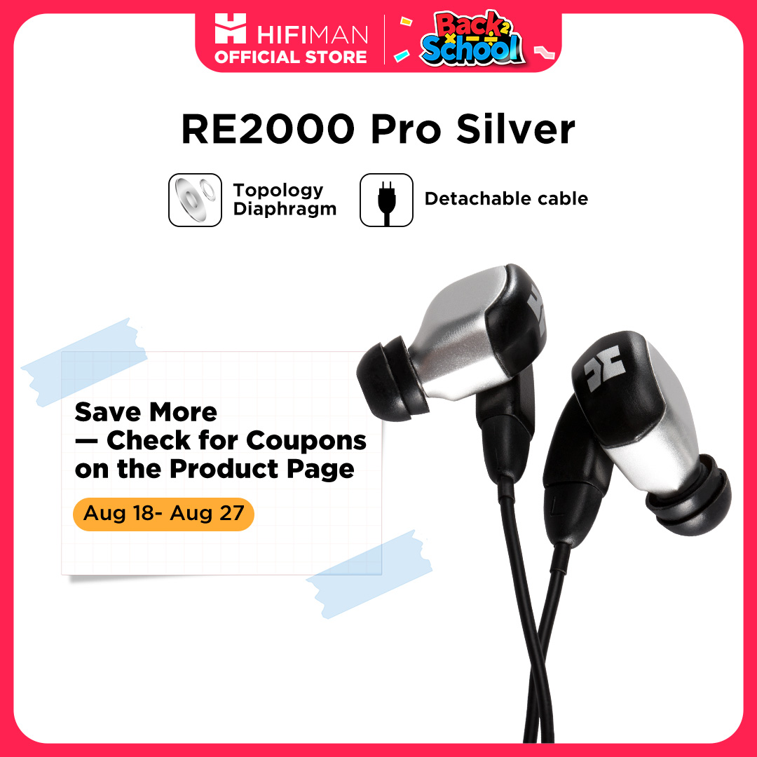 Eleva tu experiencia musical con estos auriculares HIFIMAN RE2000 PRO SILVER: tecnología de driver de topología que redefine el sonido de alta fidelidad para audiófilos exigentes, garantizando claridad y detalle excepcionales.
