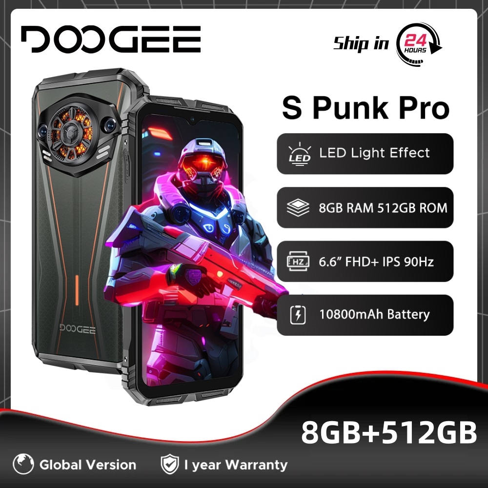 Eleva tu experiencia móvil a extremos insospechados: el DOOGEE S PUNK PRO combina durabilidad militar, sonido de 128dB y autonomía épica para aventureros y profesionales exigentes, redefiniendo lo que un smartphone resistente puede ofrecer.
