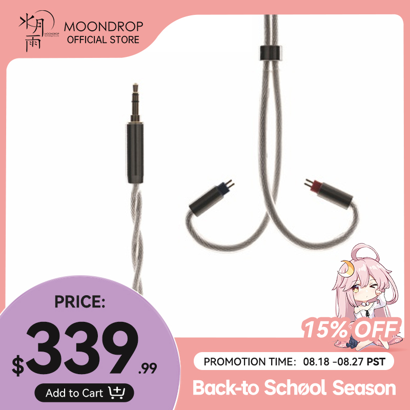 Transforma tu experiencia auditiva con elegancia metálica: el cable MOONDROP SHIROKAWA eleva la fidelidad de sonido hasta un nivel de estudio profesional gracias a su construcción multicapa con revestimiento en plata, oro y paladio, ideal para audiófilos que buscan precisión sin compromisos en auriculares de alta gama.