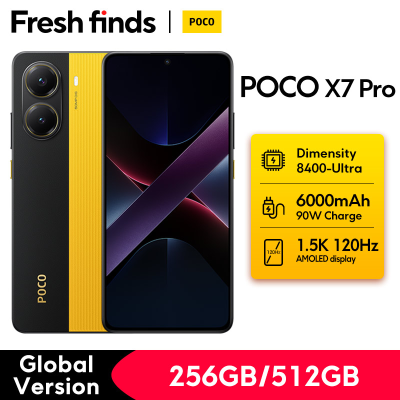 El POCO X7 PRO GLOBAL llega para revolucionar tu día: Carga ultra rápida y batería eterna en un diseño IP68 con PANTALLA 1.5K y 120Hz que harán tu experiencia inigualable