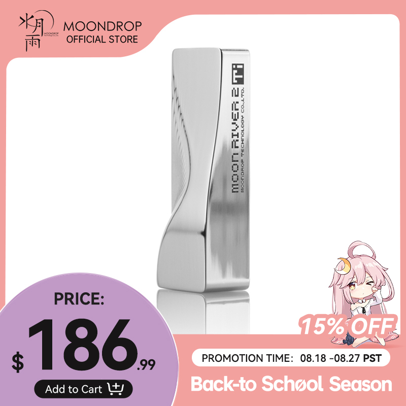 Descubre una experiencia auditiva sin límites con el MOONDROP MOONRIVER2 TI: calidad de estudio en tus manos gracias a su resolución DSD256 y 32Bit/384kHz que redefine el sonido portátil