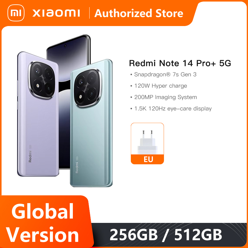 Domina la fotografía móvil y carga en minutos: El REDMI NOTE 14 PRO+ 5G reescribe las reglas con su cámara 200MP y 120W HyperCharge, certificación IP68 para máxima resistencia + Snapdragon 7s Gen 3 para potencia sin límites.