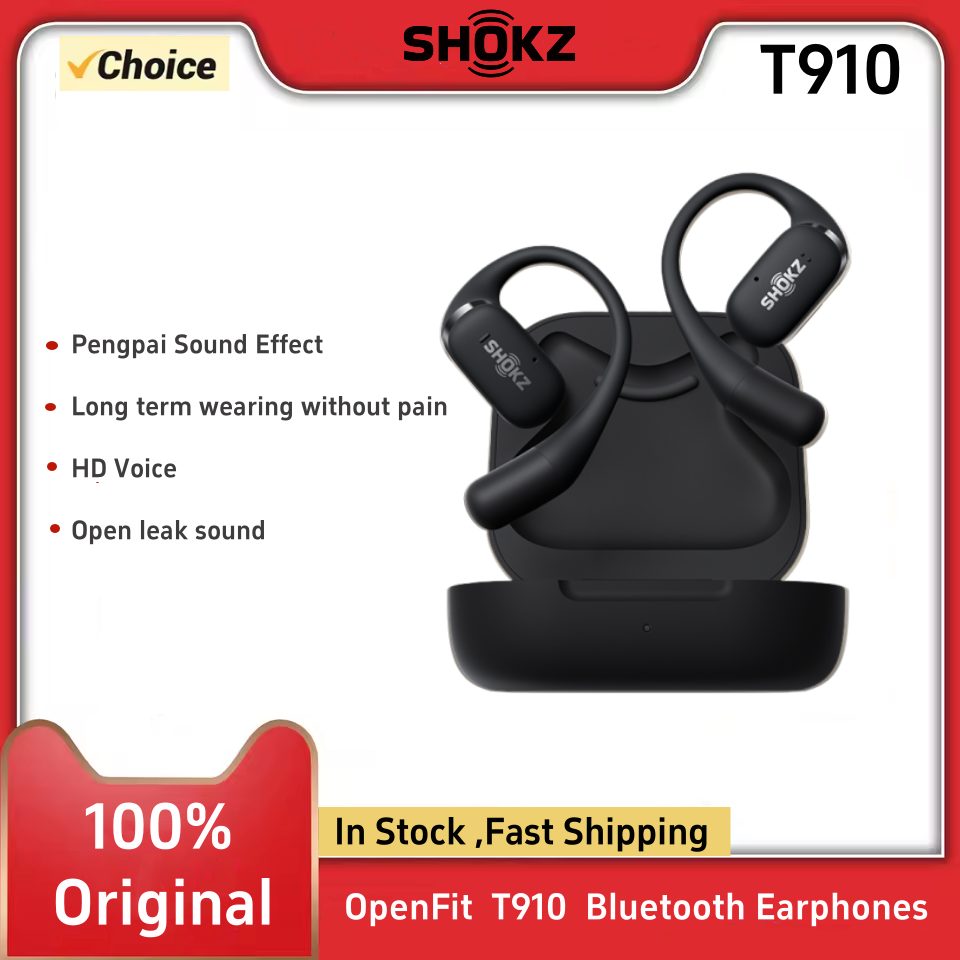 Escucha tu entorno y tu música sin compromiso: los SHOKZ OPENFIT T910 te liberan con audio direccional y cancelación de ruido en una oferta única para deportistas y multitarea.