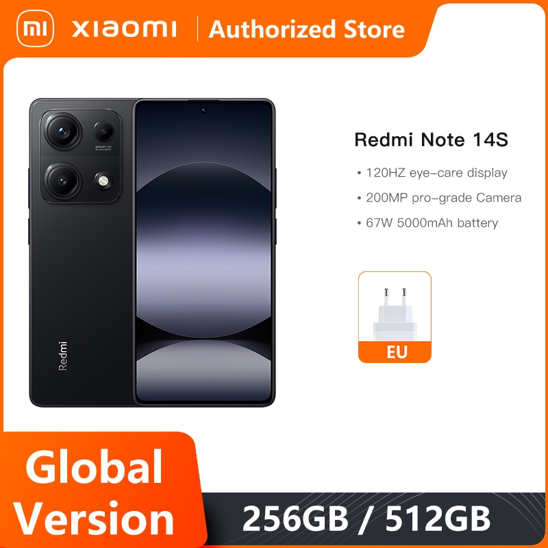 REVOLUCIONA tu experiencia móvil con el XIAOMI REDMI NOTE 14S: Pantalla AMOLED de 120Hz y cámara de 200MP te ofrecen calidad profesional + potencia extrema con Helio G99