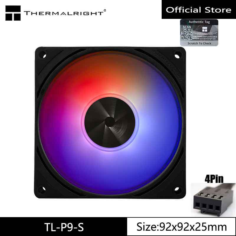 REVOLUCIONA el enfriamiento de tu PC con silencio y RGB: El VENTILADOR THERMALRIGHT TL-P9-S combina 2200 RPM y solo 23dBA para un rendimiento imbatible
