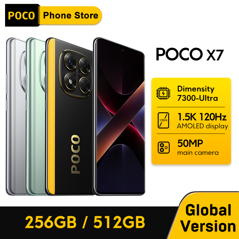 Domina la fotografía móvil y el gaming con el POCO X7 GLOBAL: Pantalla AMOLED 120Hz + Cámara 50MP con OIS para capturas profesionales - El aliado perfecto para creadores y jugadores exigentes.