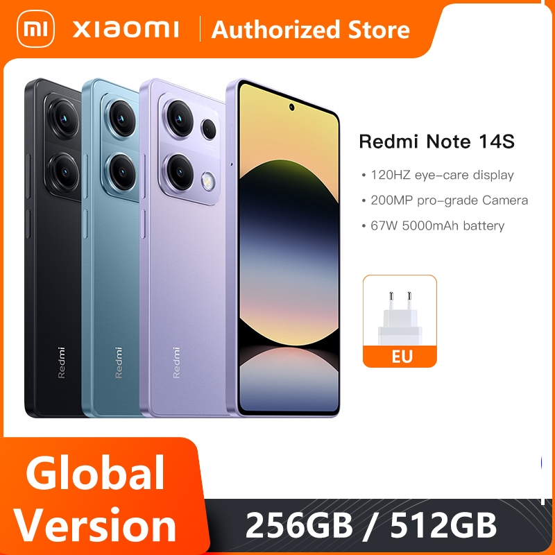 Domina la fotografía móvil con el XIAOMI REDMI NOTE 14S: Su cámara de 200MP y pantalla AMOLED de 120Hz te permiten capturar momentos con calidad profesional mientras disfrutas de carga ultrarrápida de 67W