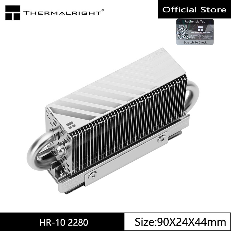 Enfría tu SSD como nunca: El disipador THERMALRIGHT HR-10 2280 M.2 con tecnología AGHP doble reduce temperaturas hasta 20°C en workloads intensivos - Garantiza máximo rendimiento en gaming y edición 4K