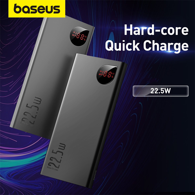 Carga tu iPhone al instante en cualquier lugar: el POWER BANK BASEUS de 20000mAh ofrece 22.5W de velocidad extrema + diseño ultraportátil para viajeros exigentes
