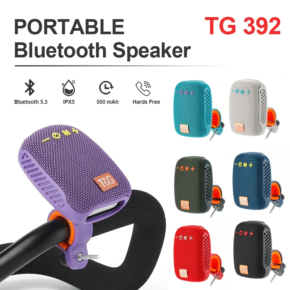 Tu música te sigue a todas partes con graves que se sienten: el OUTDOOR BICYCLE TG392 combina 10W de potencia, radio FM y diseño resistente en una oferta imperdible para ciclistas y aventureros.