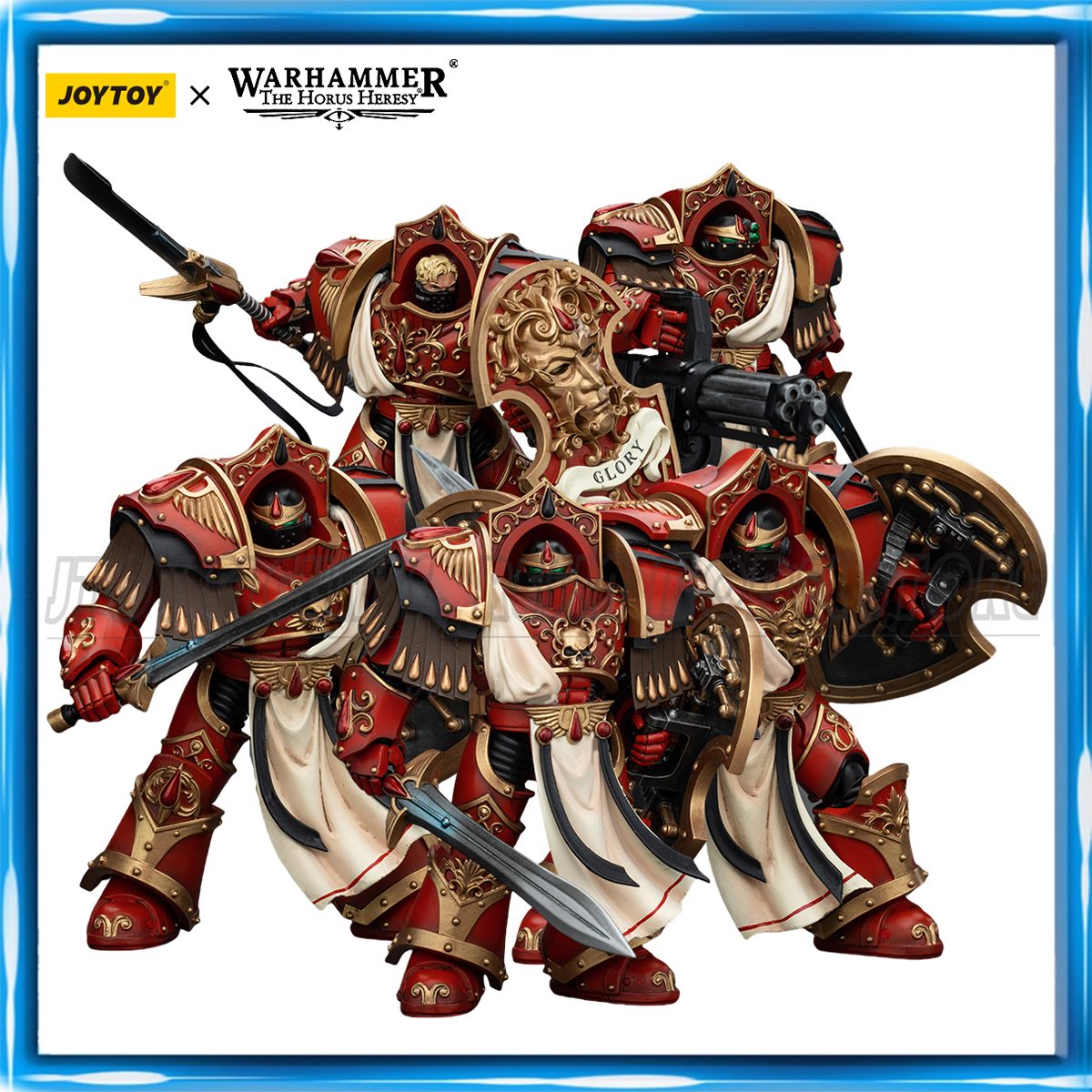 Avanza en el campo de batalla con detalles que cobran vida: el SQUAD CRIMSON PALADINS de JOYTOY te espera con un 55% de descuento para coleccionistas exigentes.