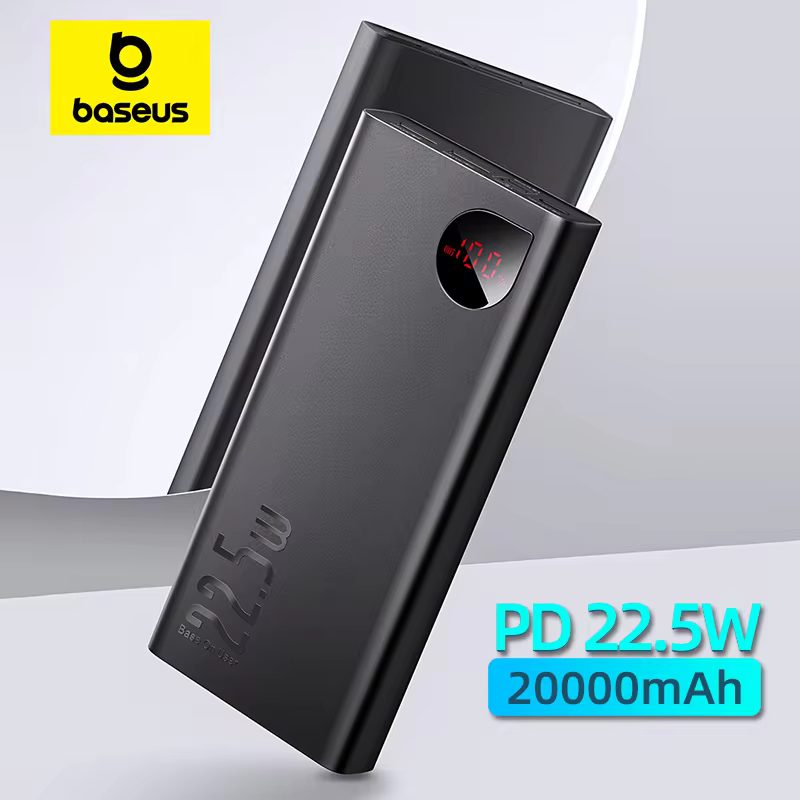 Olvídate de quedarte sin batería: el POWER BANK BASEUS 20000MAH con carga ultrarrápida 22.5W te mantiene conectado todo el día (y resiste hasta los viajes más exigentes)