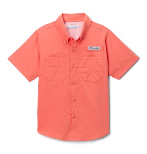 Protege a tus pequeños del sol con estilo: la camiseta COLUMBIA PFG TAMIAMI combina comdura y tecnología UPF en un diseño vibrante, ideal para aventuras al aire libre.