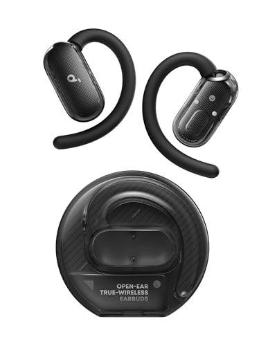 Descubre la libertad auditiva sin comprometer el sonido—los auriculares de oreja abierta SOUNDCORE V40I de Anker combinan comodidad extrema con graves profundos y resistencia IP55, asegurando 21 horas de música ininterrumpida para tu vida activa.