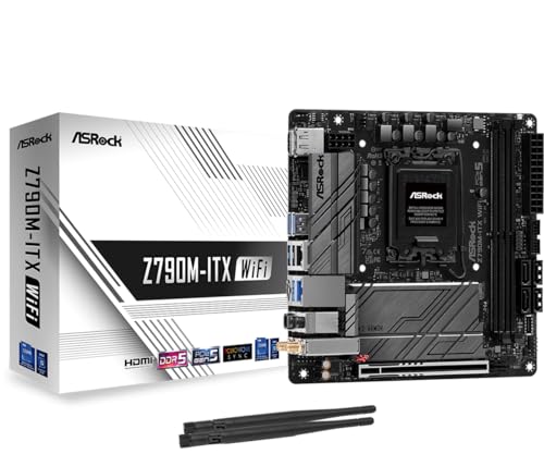 Eleva tu PC al máximo rendimiento con la placa base ASROCK Z790M-ITX: conexión WiFi integrada, compatibilidad con procesadores de última generación y diseño compacto perfecto para builds ITX, garantizando velocidad y estabilidad en cada tarea.