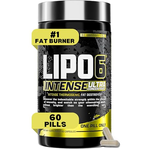Olvídate de las dietas frustrantes: el NUTREX RESEARCH LIPO6 BLACK INTENSO con extractos de cafeína y yerba mate te ayuda a quemar grasa abdominal mientras controlas tu apetito, una solución todo en uno para alcanzar tus metas fitness.