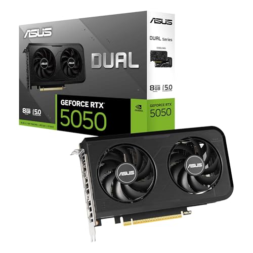 Maximiza tu experiencia visual con fluidez absoluta: la ASUS DUAL GEFORCE RTX 5050 8GB GDDR6 redefine el rendimiento gráfico en juegos y creación de contenido gracias a su avanzada tecnología PCIe 5.0 y DLSS 4, garantizando un salto generacional sin precedentes.