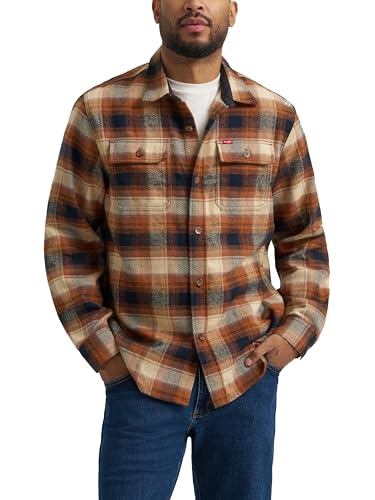 Eleva tu estilo casual con una prenda versátil que fusiona comodidad y durabilidad - la chaqueta tipo camisa WRANGLER AUTHENTICS en franela de cuadros te ofrece un look atemporal ideal para el día a día con su diseño clásico y materiales de calidad superior.