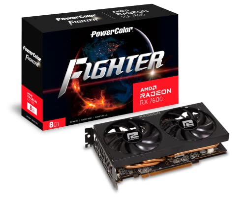 Eleva tu experiencia gamer con fluidez absoluta: la tarjeta gráfica POWERCOLOR FIGHTER AMD RADEON RX 7600 garantiza alto rendimiento y calidad visual superior para un entretenimiento sin límites.