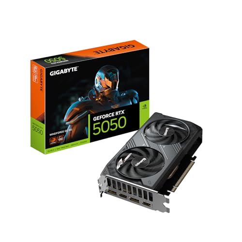 Obtén un rendimiento gráfico superior y fluidez inigualable en tus juegos favoritos con la nueva GIGABYTE GEFORCE RTX 5050 WINDFORCE OC 8G, equipada con tecnología PCIe 5.0 y refrigeración avanzada para una experiencia visual sin compromisos.
