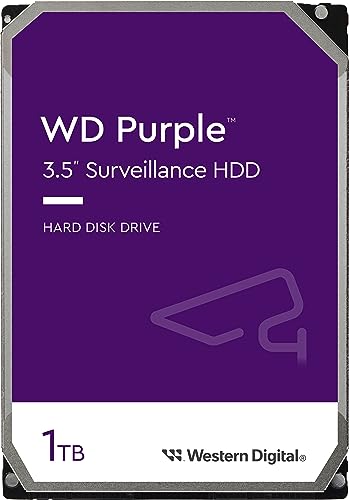 Maximiza la seguridad de tu hogar o negocio con almacenamiento ininterrumpido: Descubre cómo el disco duro WESTERN DIGITAL WD11PURZ de 1 TB garantiza grabaciones claras y confiables durante las 24 horas, ofreciendo tranquilidad absoluta.