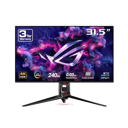 Descubre una experiencia visual inigualable con este monitor gamer que redefine el realismo: el ASUS ROG SWIFT PG32UCDM combina tecnología QD-OLED y 240Hz, ofreciendo colores vibrantes y fluidez absoluta para triunfar en cada partida.