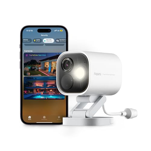 Seguridad Inteligente en Alta Definición: Descubre la AQARA HUB CÁMARA G5 PRO POE con Visión Nocturna a Color Real y Compatibilidad Total con HomeKit para un Hogar Protegido las 24 Horas