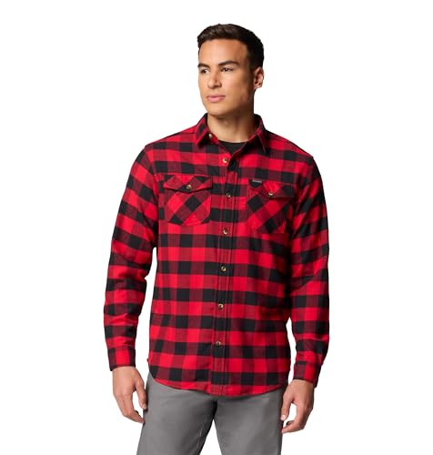Descubre la comodidad inteligente que se adapta a tu día: Columbia reinventa la franela clásica con la camisa BEARMOUTH SPRINGS, ofreciendo versatilidad desde la oficina hasta el aire libre gracias a sus mangas enrollables y tejido duradero.