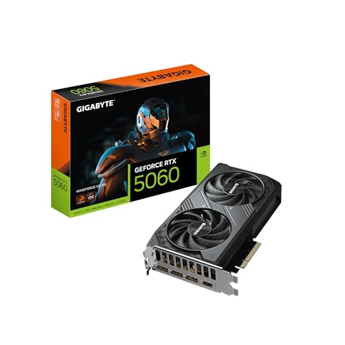 Eleva tu experiencia visual con rendimiento superior: la nueva GIGABYTE GEFORCE RTX 5060 WINDFORCE OC ofrece gráficos fluidos y eficiencia energética, ideal para gaming y diseño con su memoria GDDR7 y PCIe 5.0.