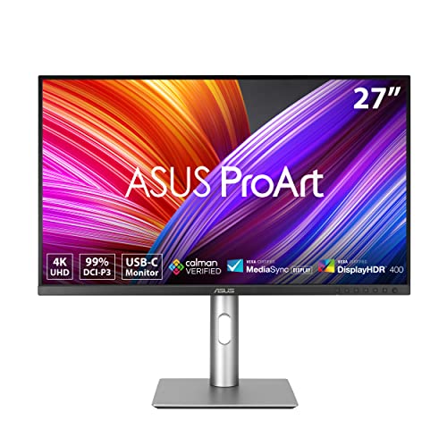 Transforma tu flujo creativo con colores perfectos — el ASUS PROART DISPLAY PA279CRV garantiza precisión certificada y versatilidad profesional en un monitor 4K HDR de 27 pulgadas ideal para diseñadores y editores.