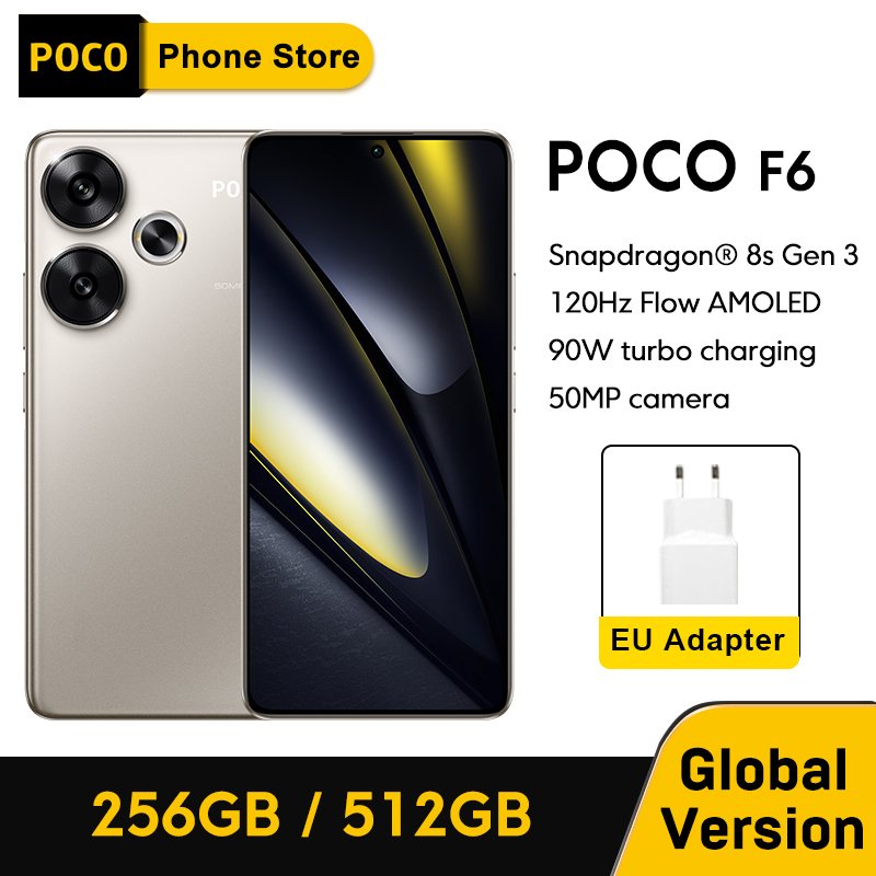 Transforma tu experiencia móvil con una velocidad inigualable: el POCO F6 5G combina carga turbo de 90W y pantalla AMOLED de 120Hz para un rendimiento fluido, respaldado por el Snapdragon 8s Gen 3 y cámara de 50MP con OIS, ofreciendo un valor excepcional en tecnología avanzada.
