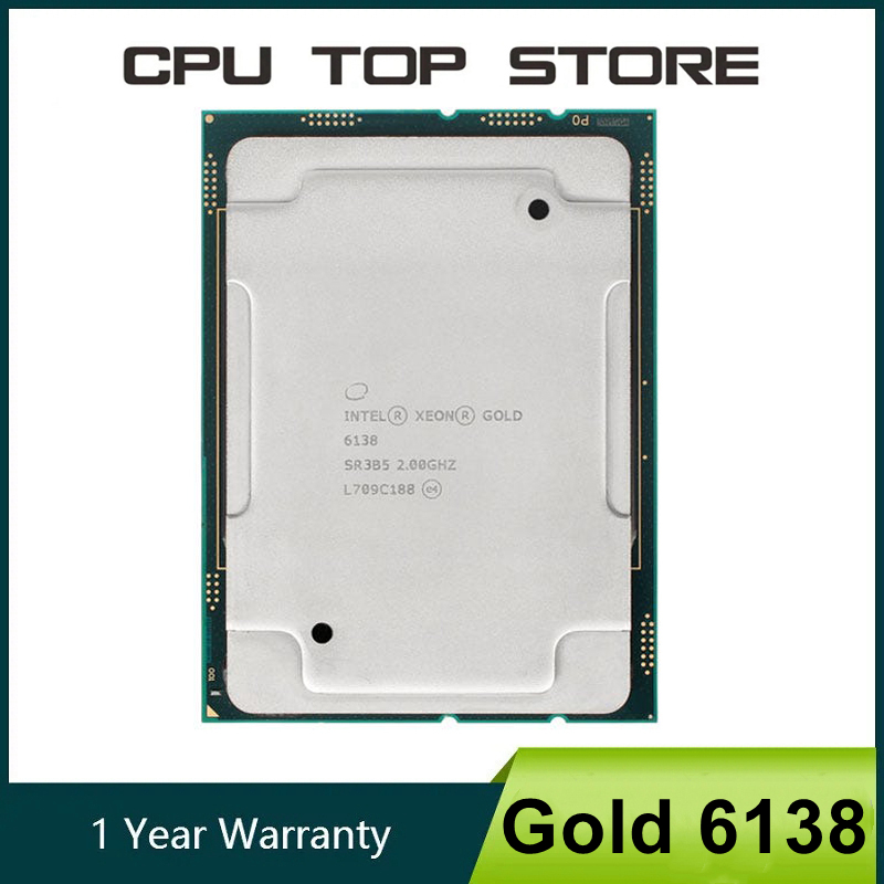 Maximiza tu rendimiento en servidores y estaciones de trabajo con este procesador de alto desempeño: el INTEL XEON GOLD 6138 ofrece 20 núcleos y tecnología avanzada para cargas intensivas, ideal para profesionales que buscan eficiencia y potencia sin límites.