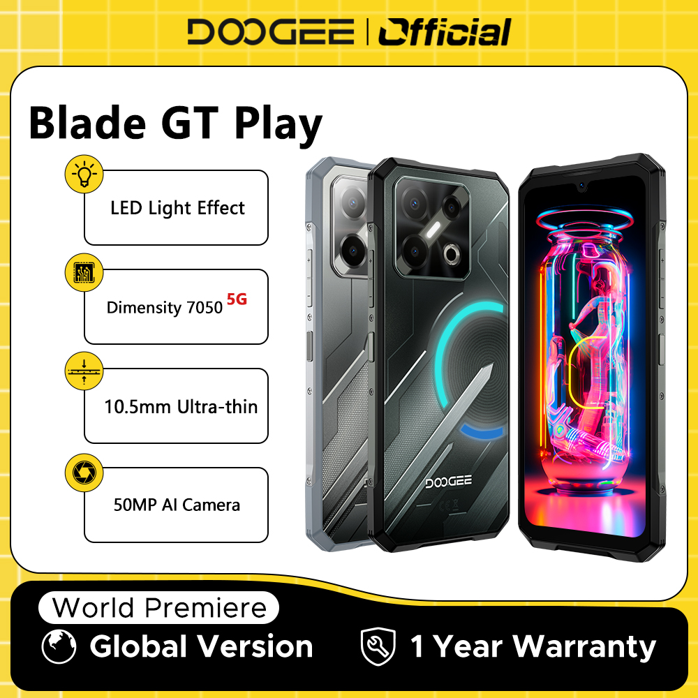 Eleva tu resistencia móvil al máximo con un dispositivo que combina potencia y durabilidad sin límites: el DOOGEE BLADE GT PLAY 5G ofrece 20GB de RAM, 256GB de almacenamiento y una pantalla fluida de 120Hz para un rendimiento imparable en cualquier entorno.