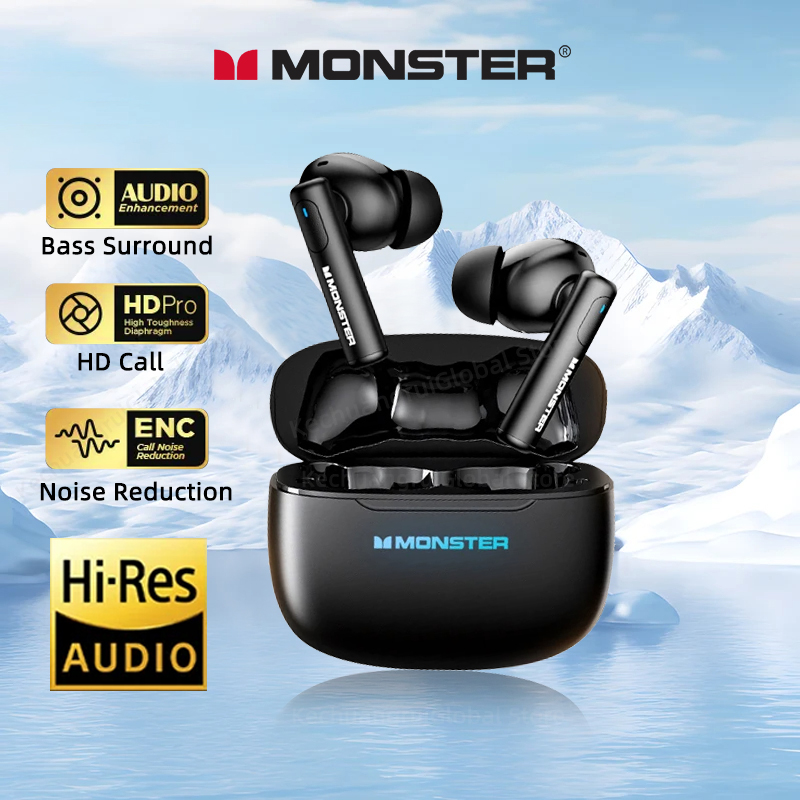 Eleva tu experiencia auditiva con auriculares que combinan calidad de sonido y comodidad extrema: Los MONSTER XKT26 ofrecen cancelación de ruido, sonido envolvente para gaming y resistencia deportiva en un diseño ultracompacto, garantizando versatilidad y alto rendimiento a diario.