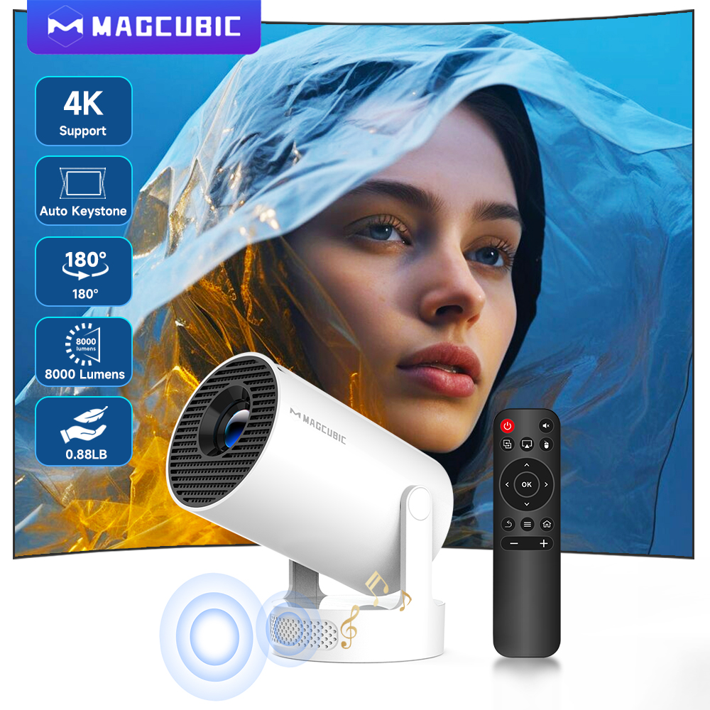 Transforma cualquier espacio en tu cine personal con este proyector avanzado: el Magcubic HY300 PRO 4K combina Android 11, 8000 lúmenes y conectividad WiFi6 para ofrecer entretenimiento sin límites donde sea que estés. ¡Experiencia cinematográfica premium al alcance de todos!