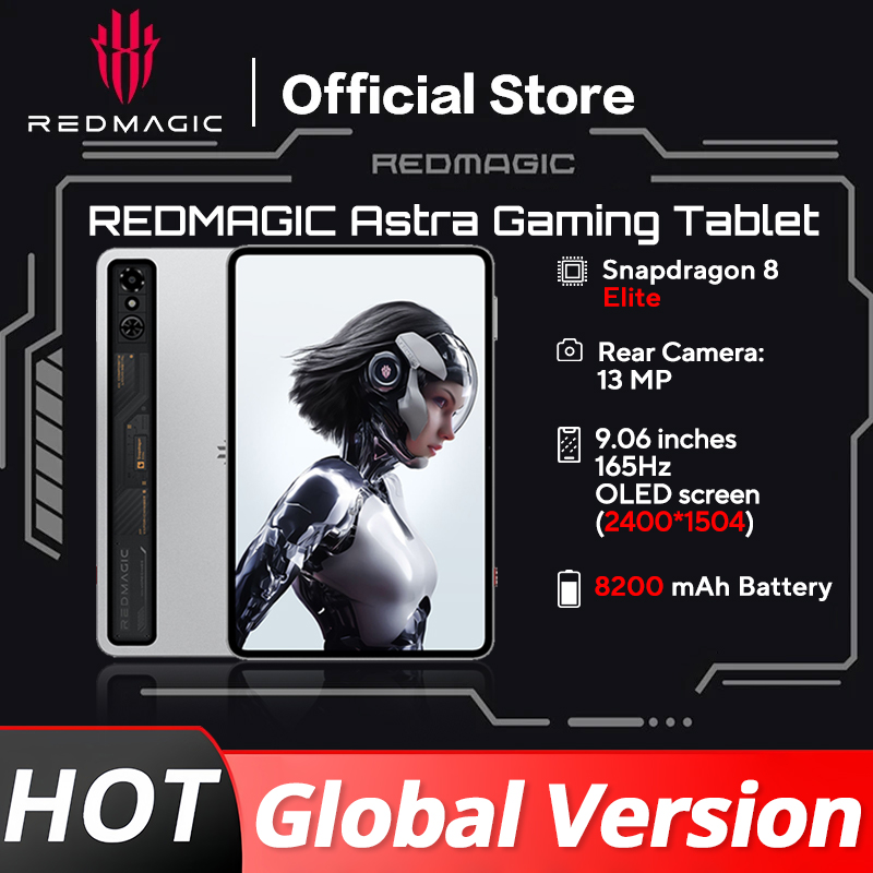 Domina el juego sin límites: la tablet REDMAGIC ASTRAL con pantalla OLED a 165 Hz y Snapdragon 8 Elite garantiza una experiencia inmersiva y fluida para gamers exigentes que buscan rendimiento superior y diseño innovador.