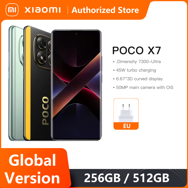 Descubre la potencia visual con el POCO X7: Pantalla AMOLED curva de 1.5K y cámara de 50MP te ofrecen una experiencia premium - Tecnología de vanguardia en el POCO X7 para uso profesional y entretenimiento - Con su diseño curvo y carga rápida de 45W, es ideal para usuarios exigentes