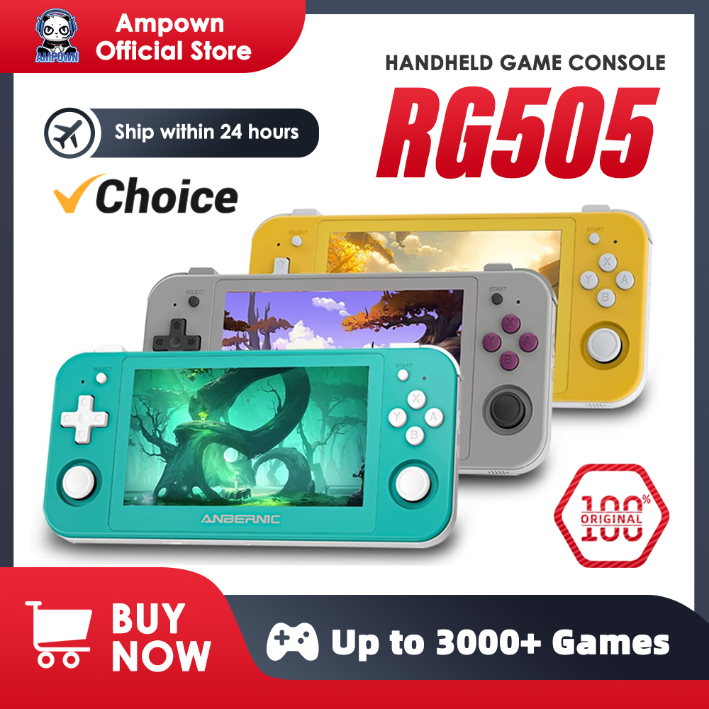 Domina la movilidad gamer: la consola portátil ANBERNIC RG505 con pantalla OLED táctil de 4.95 pulgadas y Android 12 redefine la experiencia de juego sobre la marcha, ofreciendo joystick Hall, actualizaciones OTA y potencia extrema en tus manos.