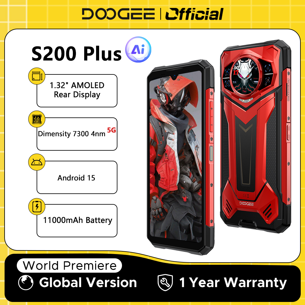 DOOGEE S200 Plus: El teléfono resistente que no teme al uso intenso
