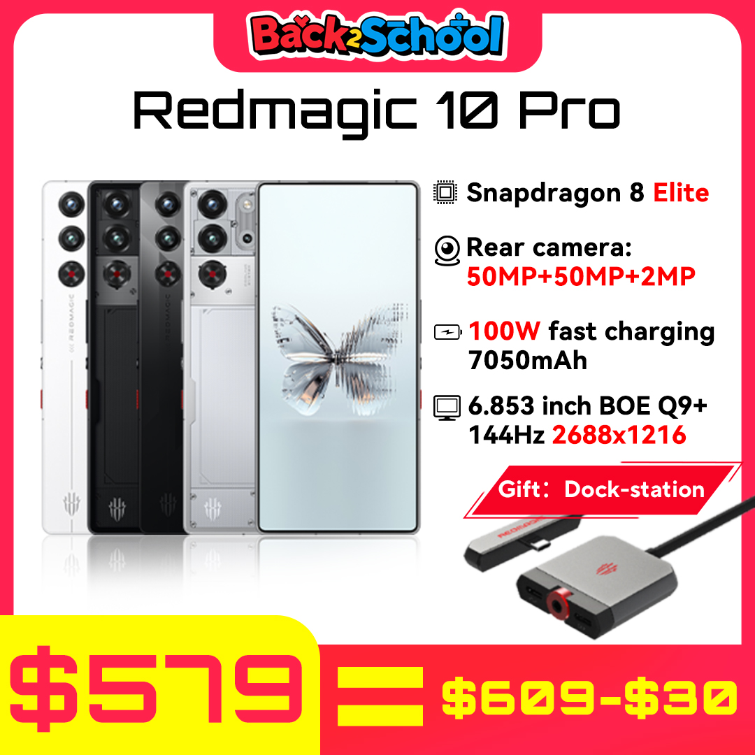 Domina cada partida con fluidez absoluta gracias al rendimiento revolucionario del REDMAGIC 10 PRO: su Snapdragon 8 Elite, batería de 7050 mAh y carga ultrarrápida de 80W te mantienen invicto.