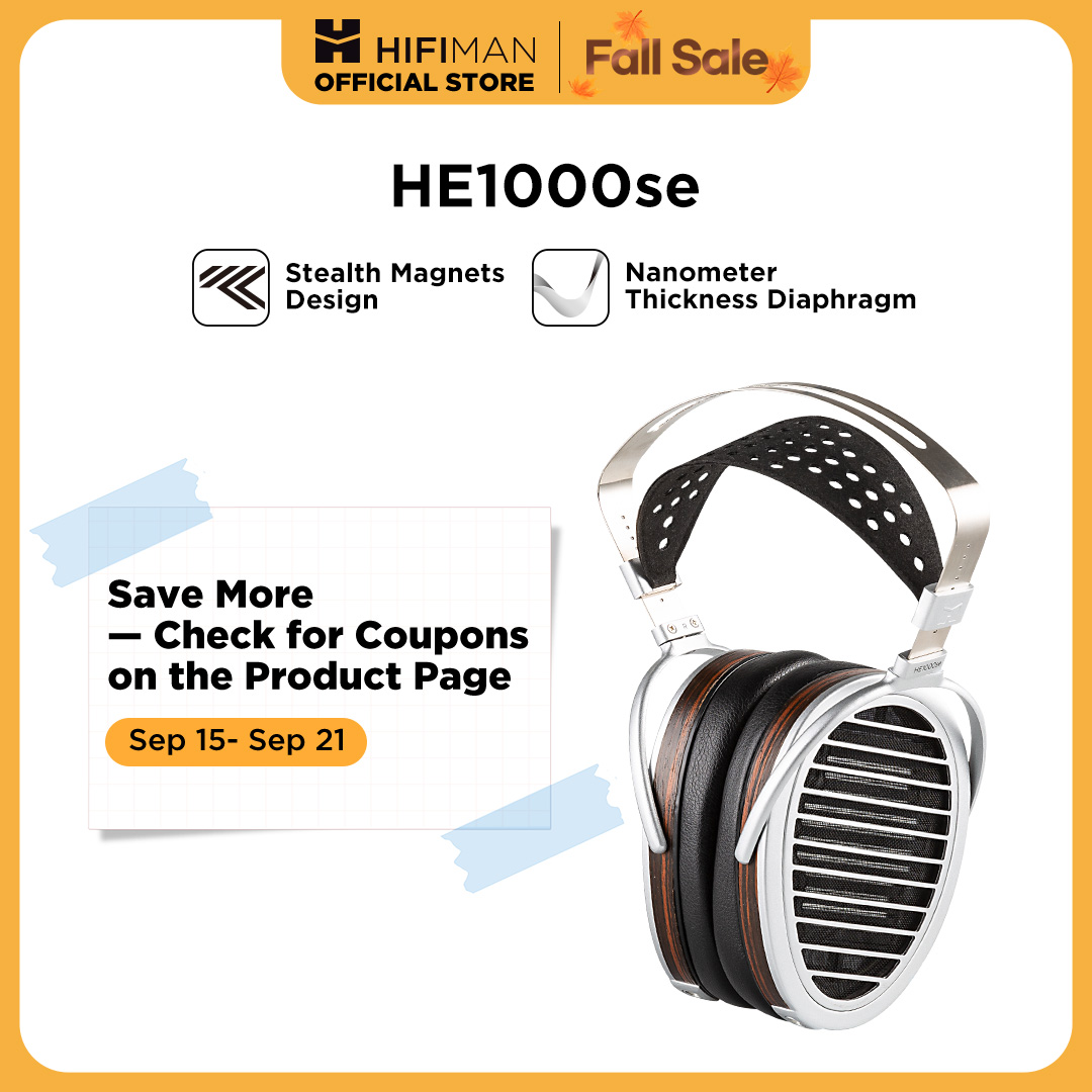 Experimenta una inmersión sonora sin igual con los HIFIMAN HE1000se: auriculares magnéticos planos que redefinen la fidelidad auditiva, ideales para audiófilos y profesionales en estudios, garantizando claridad y detalle excepcional con su tecnología de imanes stealth para una experiencia acústica pura y envolvente.