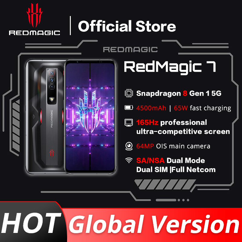 Desbloquea el Poder Definitivo del Gaming Móvil con el REDMAGIC 7 5G: Su Snapdragon 8 Gen1 y Pantalla AMOLED de 165Hz Transforman Cada Partida en una Experiencia Inmersiva sin Precedentes.