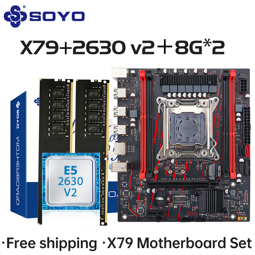 Potencia tu PC con un rendimiento extremo: El kit de placa base SOYO X79 con procesador E5 2630 V2 y 16 GB de RAM DDR3 ofrece una experiencia de juego y multitarea fluida, ideal para entusiastas que buscan calidad y ahorro sin sacrificar velocidad.
