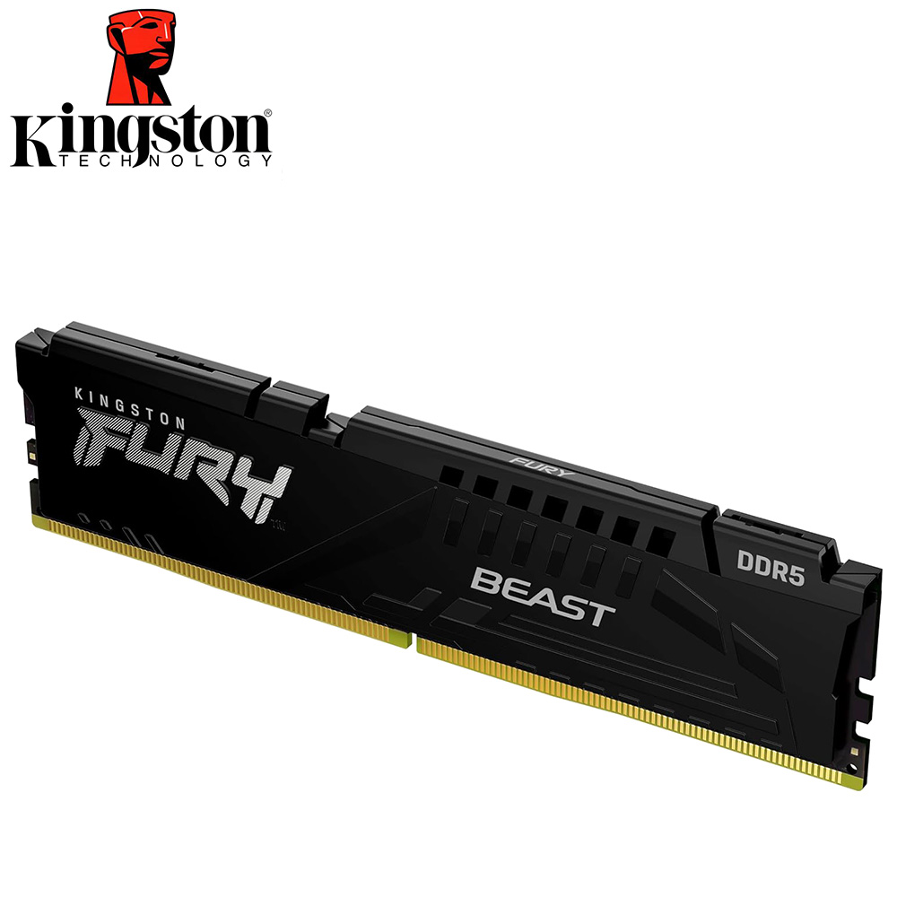 Maximiza el rendimiento de tu PC con una memoria de vanguardia: Kingston FURY BEAST DDR5 32GB, optimizada para Intel XMP y velocidades de hasta 6400MHz, ofrece estabilidad y velocidad excepcionales para gaming y multitarea intensiva.