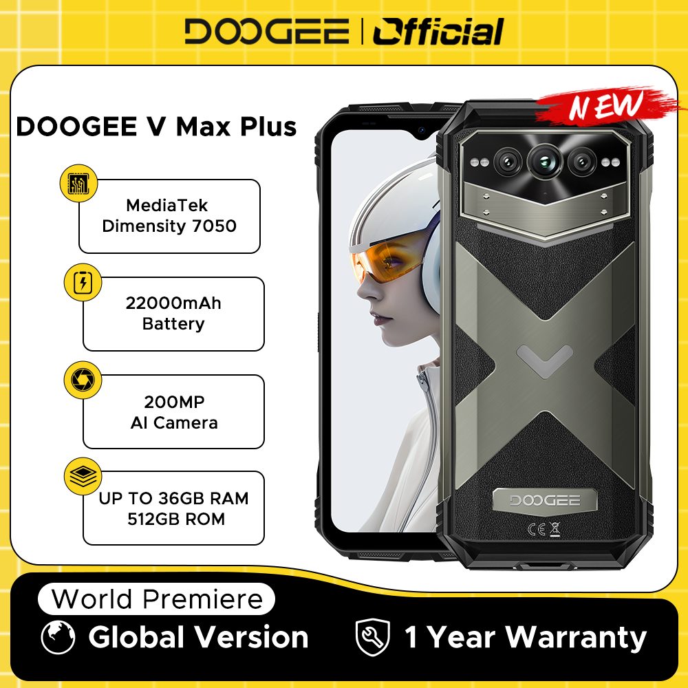 Descubre el poder definitivo para aventuras extremas: el DOOGEE V MAX PLUS 5G combina 200MP de resolución con una batería de 22000mAh que revoluciona la fotografía profesional en condiciones adversas.
