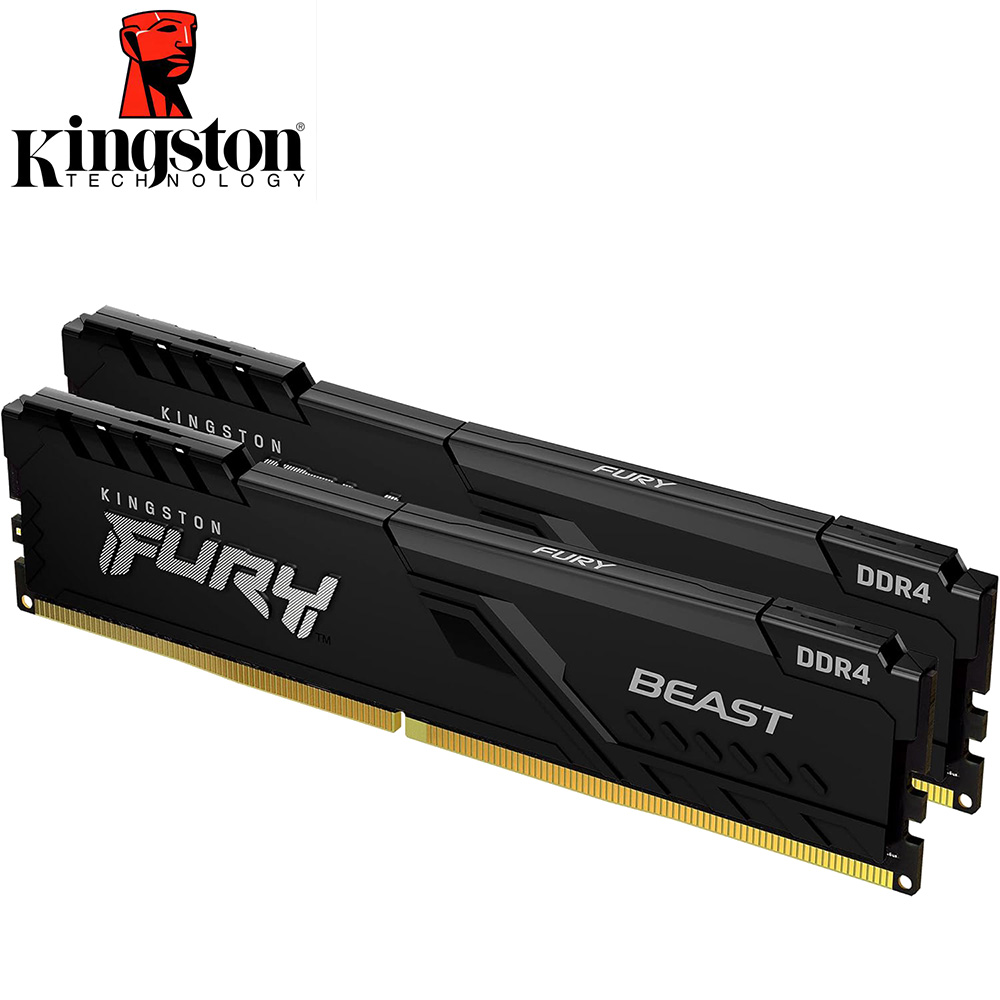 Potencia tu PC con Velocidad y Rendimiento Insuperables - Kingston Fury Beast DDR4 16GB te Ofrece una Experiencia de Juego y Multitarea Fluida, Concretada en el Modelo KINGSTON FURY BEAST 16GB DDR4, Asegurando Calidad y Durabilidad en Cada Byte.