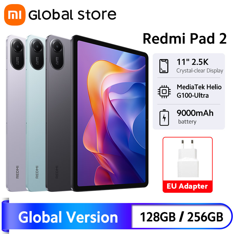 Transforma tu productividad y entretenimiento diario con la XIAOMI REDMI PAD 2: fluidez garantizada en cada tarea gracias a su pantalla Ultra de 11 pulgadas y batería de larga duración, ideal para estudiantes y profesionales.