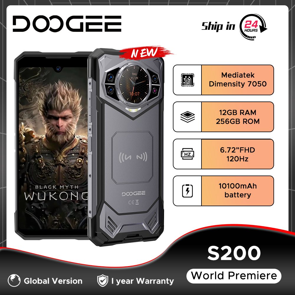 Descubre cómo el DOOGEE S200 5G revoluciona la resistencia y el rendimiento: su pantalla de 120Hz y batería gigante garantizan fluidez extrema y autonomía insuperable para aventuras y trabajo intensivo, con el respaldo del procesador DIMENSITY 7050 y 12GB de RAM, ofreciendo valor premium en un dispositivo indestructible.