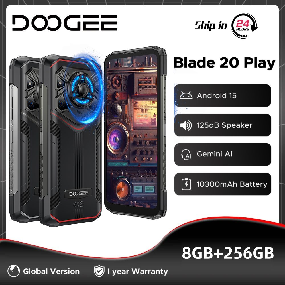 Resiste lo Imposible con el DOOGEE BLADE20 PLAY 5G: Batería de 10300mAh y Pantalla 90Hz que Transforman tu Productividad