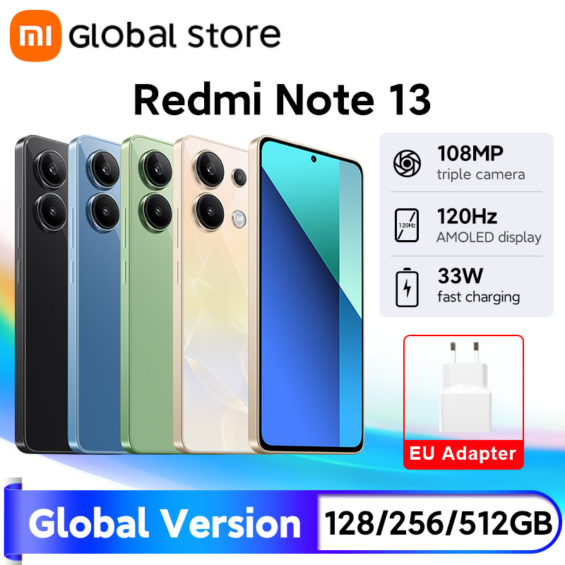 Transforma tu experiencia móvil con fluidez inigualable gracias al XIAOMI REDMI NOTE 13: su potente cámara de 108MP y carga ultrarrápida de 33W garantizan rendimiento excepcional diario sin interrupciones.